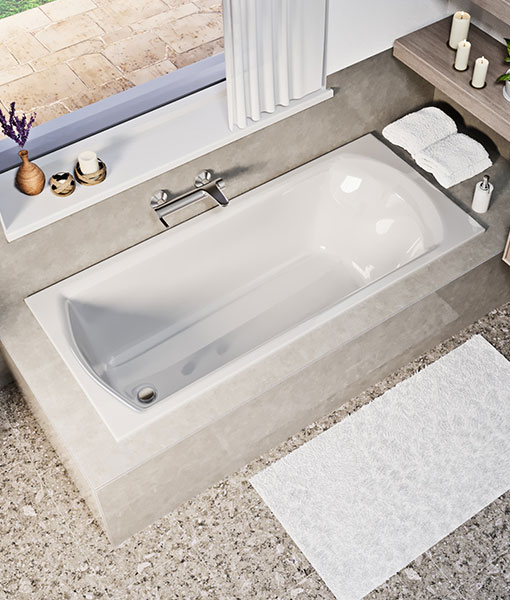 Kea 150×75 slim egyenes kád