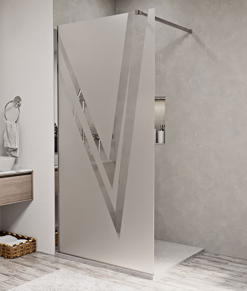 FRIDA Victory 100×200 walk-in zuhanyfal