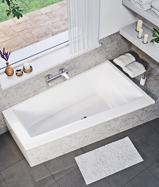 Icto 170×100 aszimmetrikus kád (jobbos vagy balos)